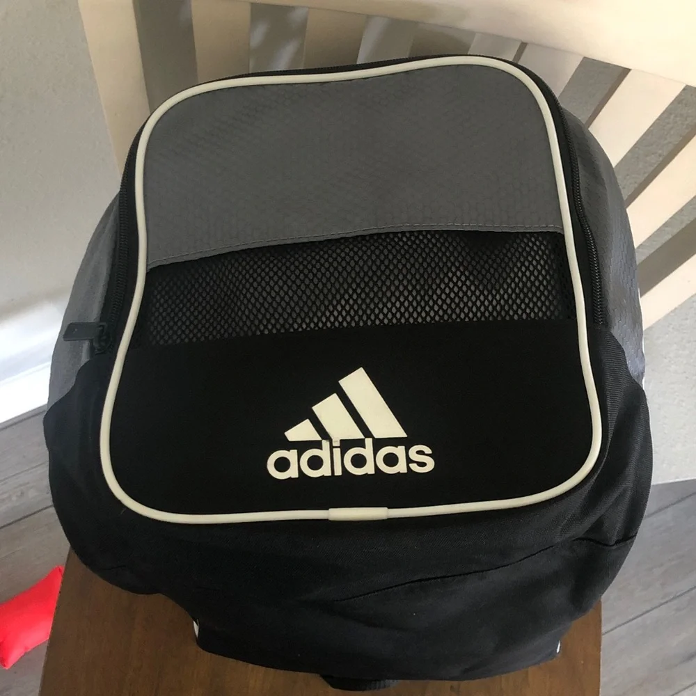 Adidas Defender IV Black and Gray Duffel Bag